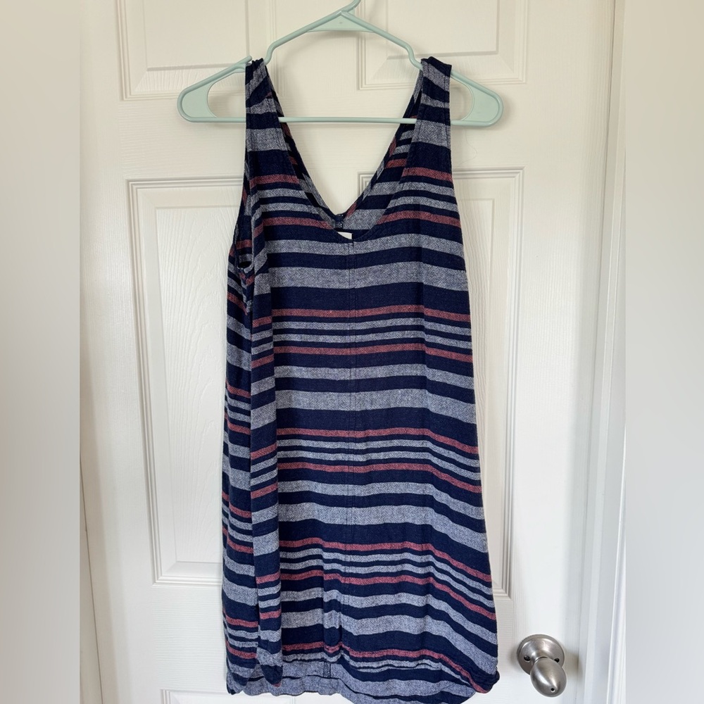 Old Navy Striped Mini Dress in Blue and Pink